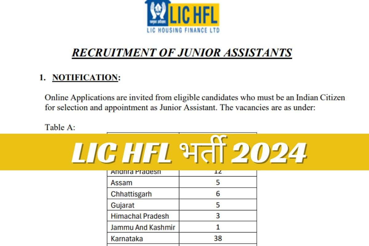 LIC में निकली बंपर भर्ती, मिलेगी 40 लाख से अधिक सलाना पैकेज, जाने चयन प्रक्रिया सहित अन्य डिटेल्स